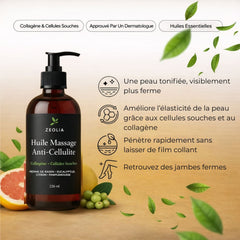 Huile de Massage anti-cellulite ZEOLIA