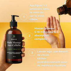 Huile de Massage anti-cellulite ZEOLIA